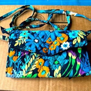 Vera Bradley multicolored crossbody wallet